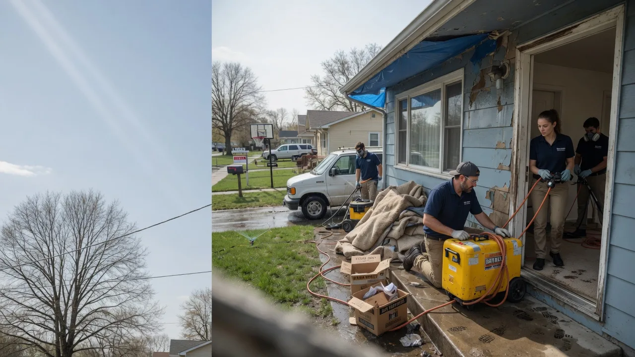 Basement Flood Cleanup in Cottonwood Falls, KS near me